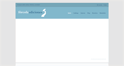 Desktop Screenshot of forcolaediciones.com